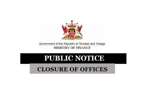 Website Highlight Featured Image: Public Notice; Closure of Offices