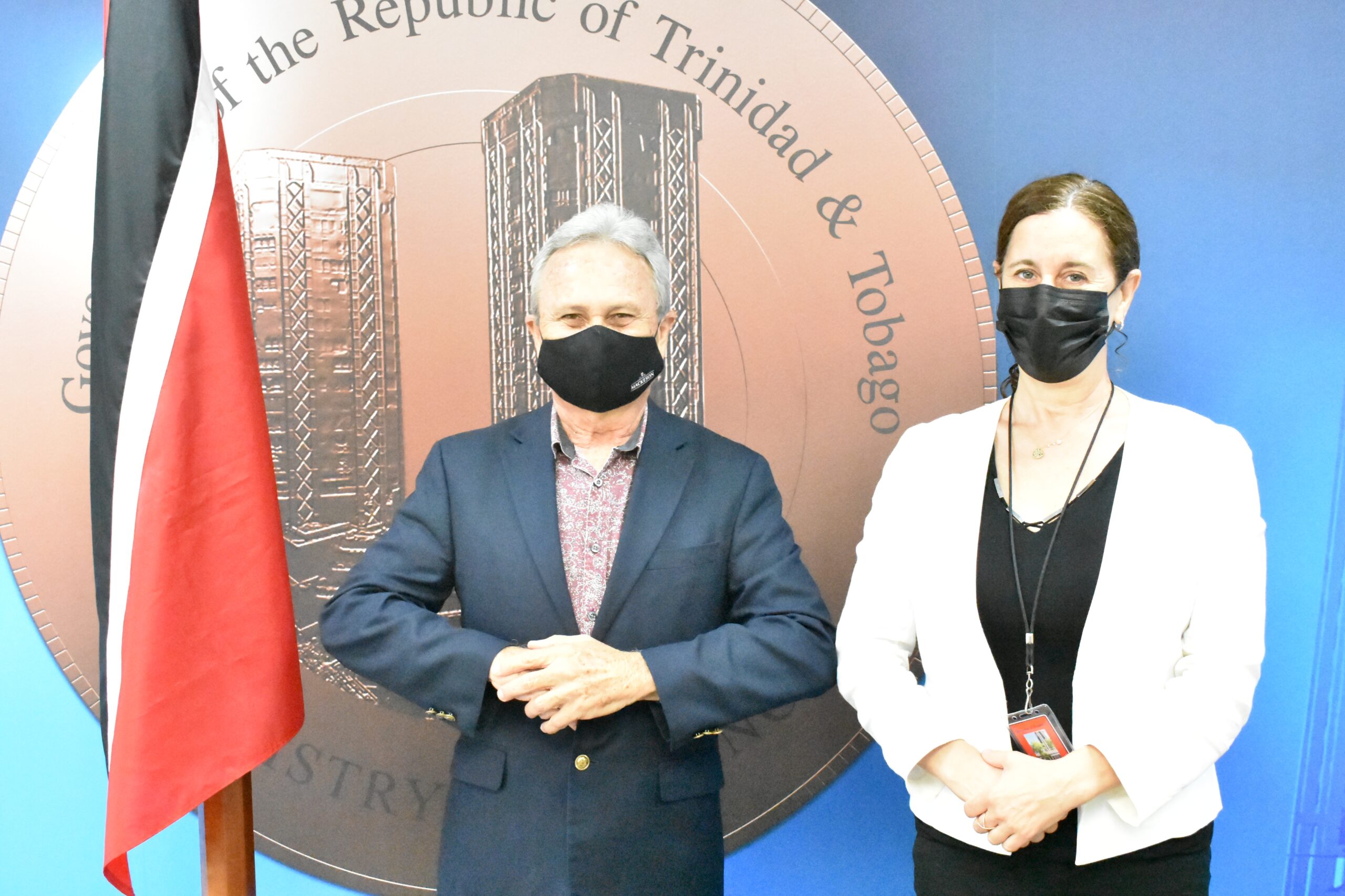 AG Prime Minister meets with UNDP Resident Representative, T&T