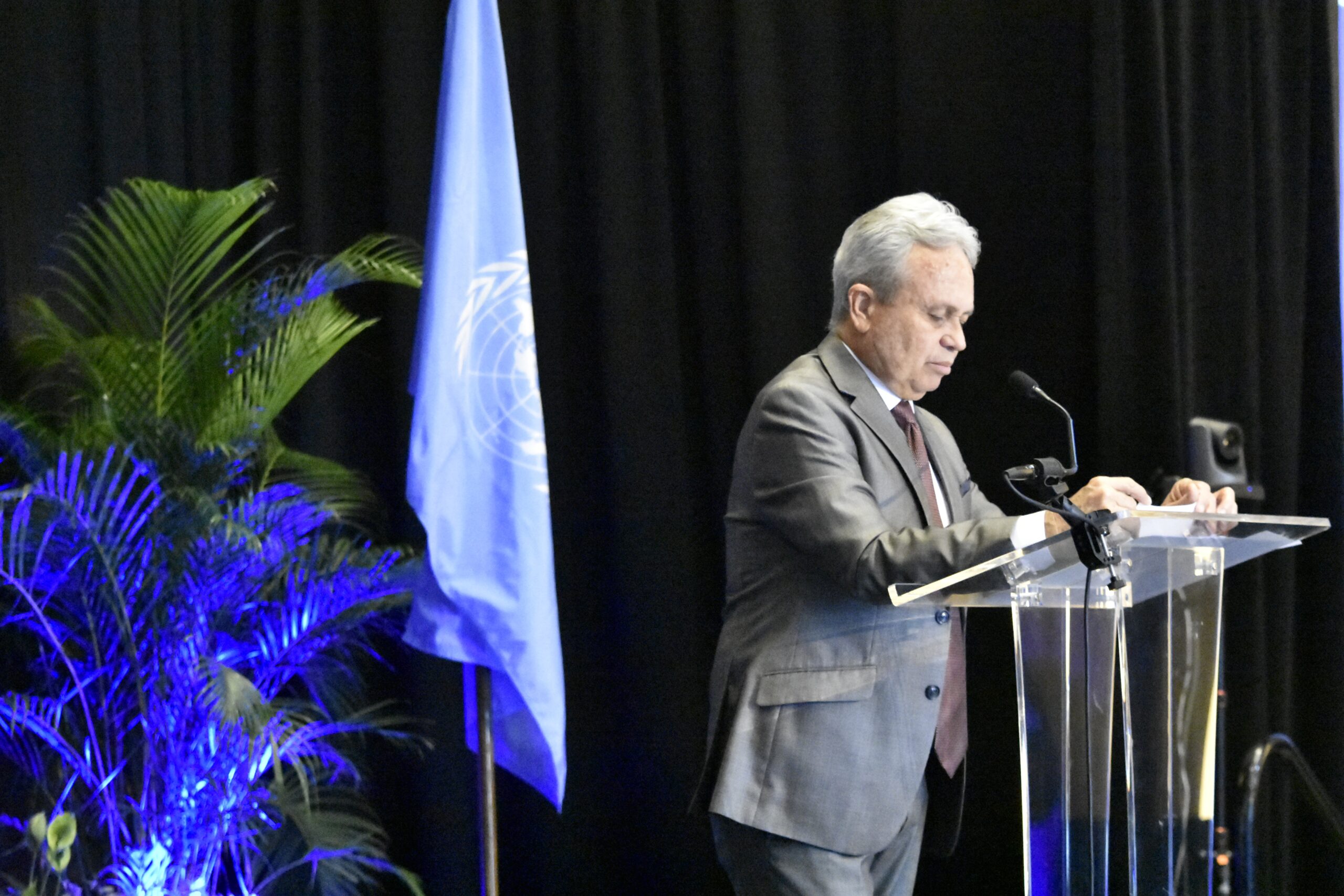 Minister delivers the Feature Address at UNCDF Workshop Series