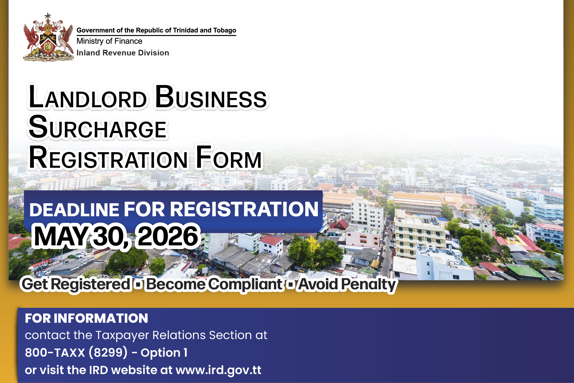 Landlord Business Surcharge Registration