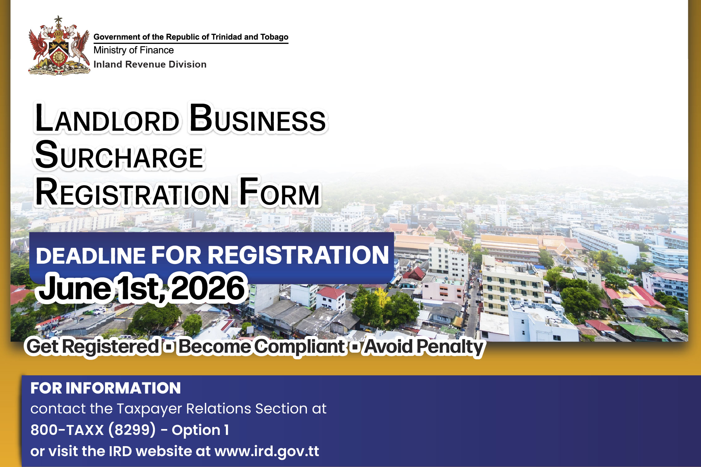 Landlord Business Surcharge Registration